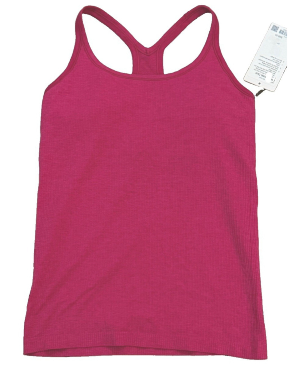 LULULEMON EBB TO STREET TANK PINK FLARE COLOR SIZE 14